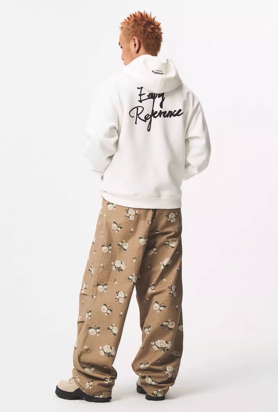 EMPTY REFERENCE Watercolor Rabbit Print Hoodie | Face 3 Face