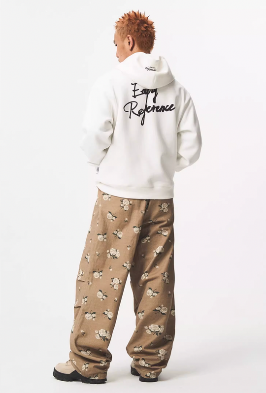 EMPTY REFERENCE Watercolor Rabbit Print Hoodie | Face 3 Face