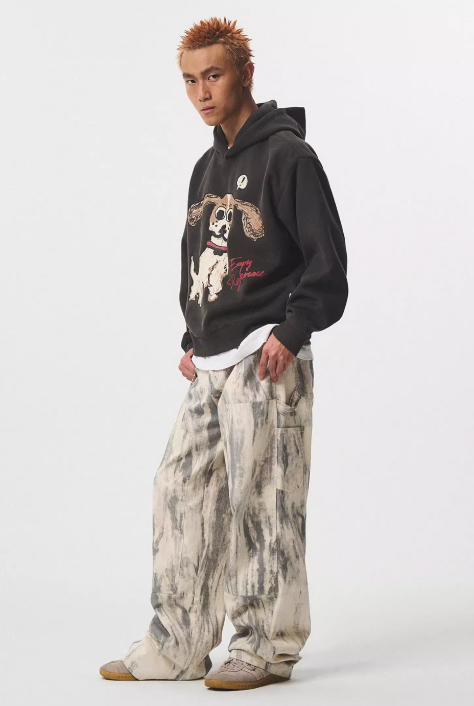 EMPTY REFERENCE Hand Painted Cute Puppy Hoodie | Face 3 Face