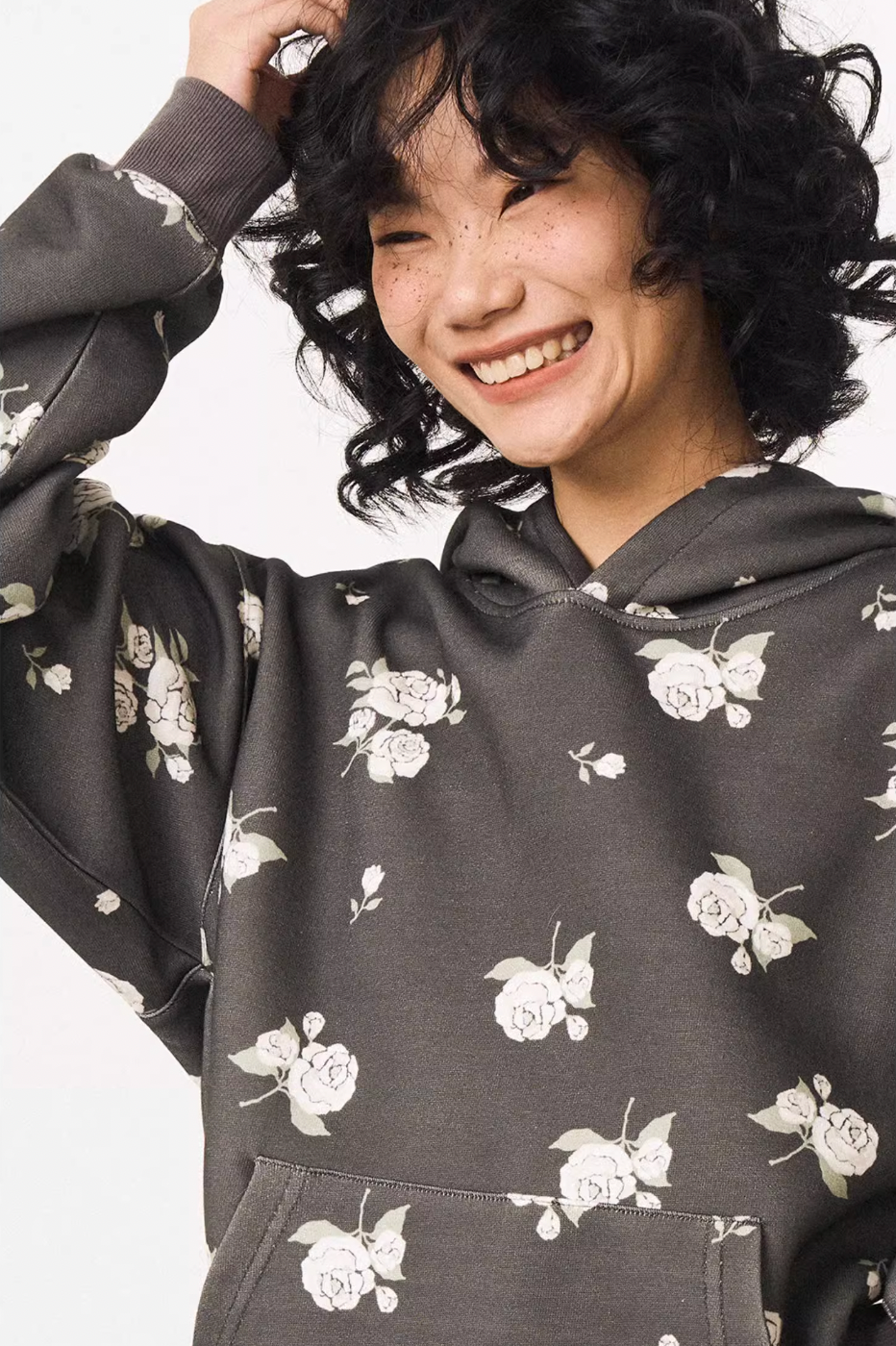 EMPTY REFERENCE Rose Flower Hoodie | Face 3 Face