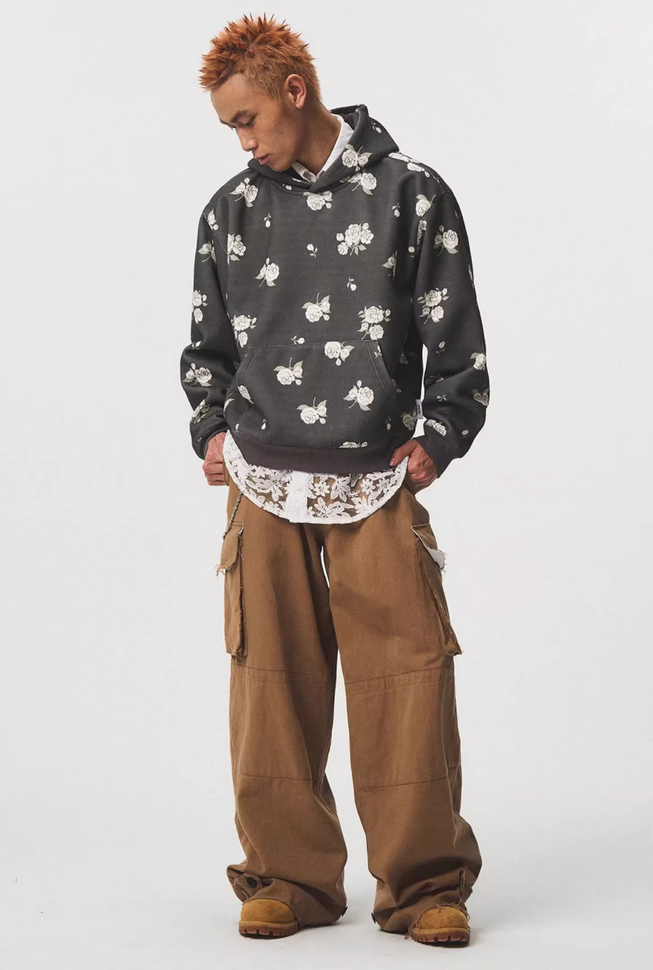 EMPTY REFERENCE Rose Flower Hoodie | Face 3 Face