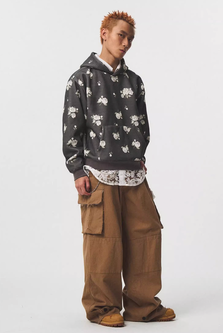 EMPTY REFERENCE Rose Flower Hoodie | Face 3 Face