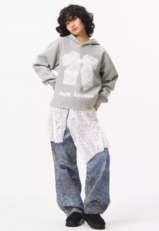 EMPTY REFERENCE Mottled Aged Print Work Pants | Face 3 Face