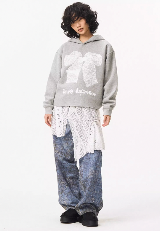 EMPTY REFERENCE Mottled Aged Print Work Pants | Face 3 Face