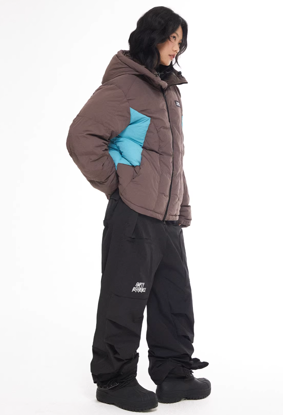 EMPTY REFERENCE Embroidered Pockets Ski Pants | Face 3 Face