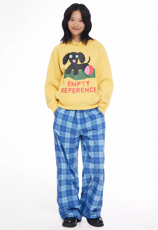 EMPTY REFERENCE Plaid Printed Casual Pants | Face 3 Face