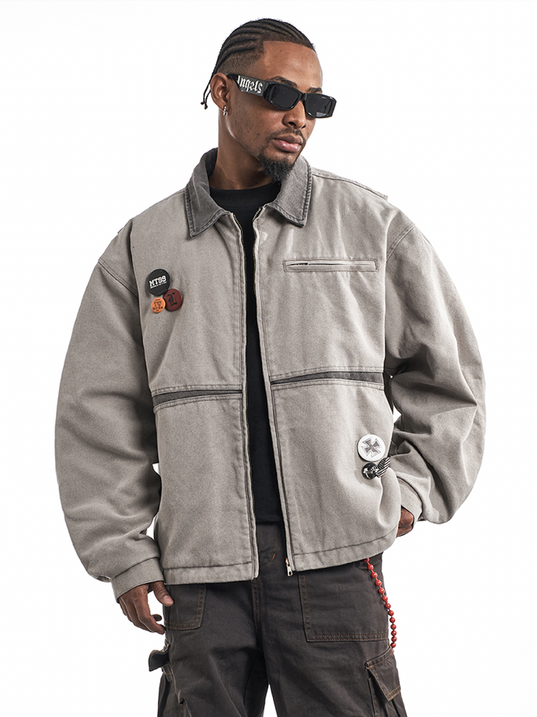 F3F Select Washed Denim Work Jacket | Face 3 Face