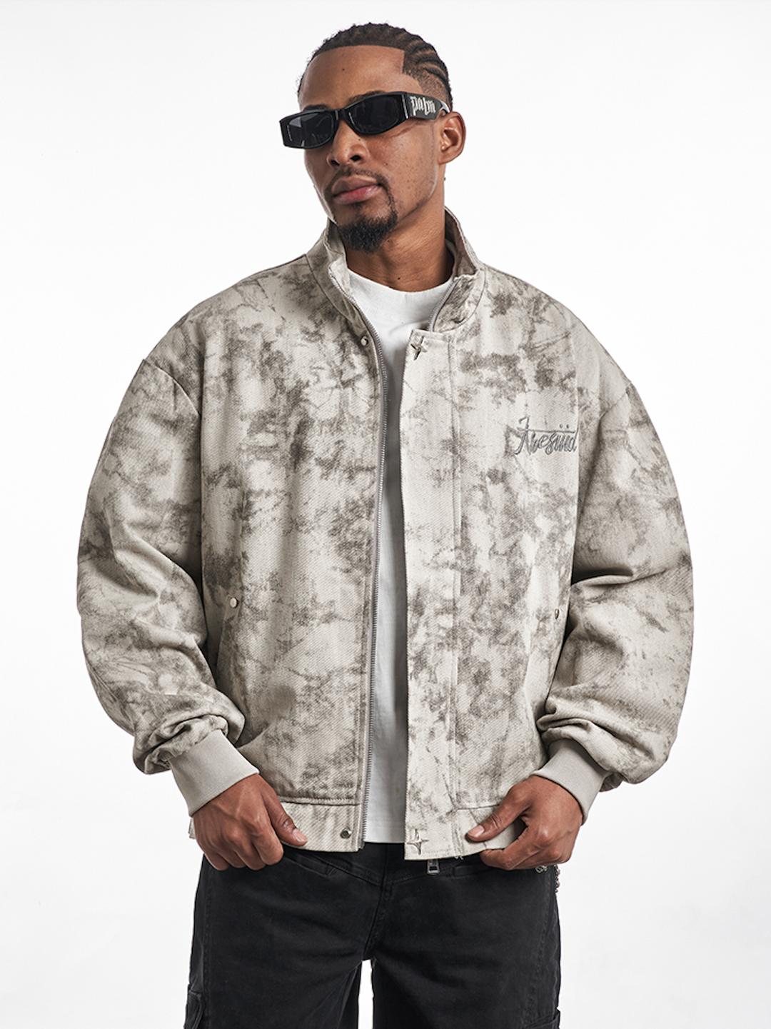 F3F Select Tie Dye Embroidered Jacket | Face 3 Face