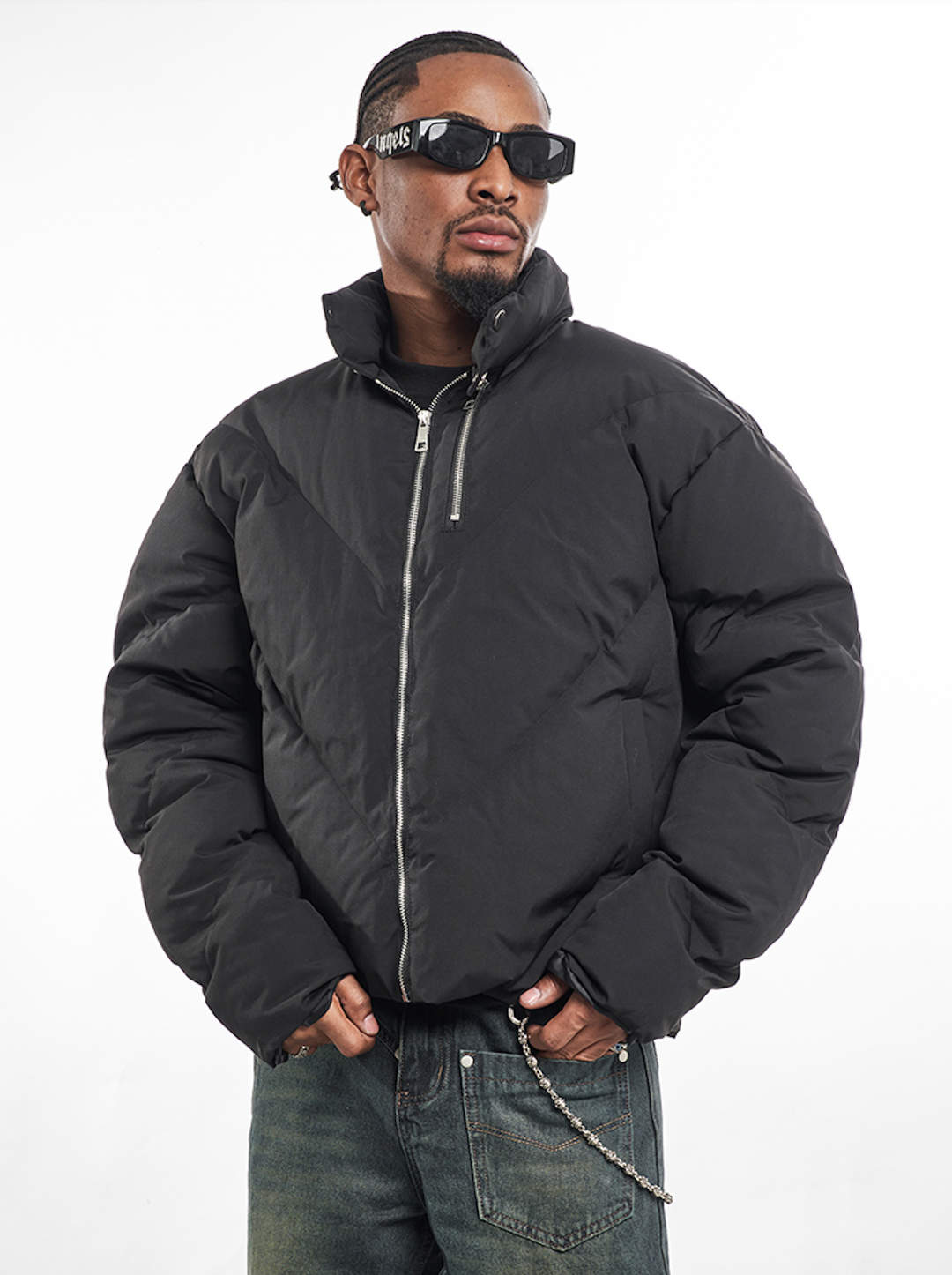 F3F Select Deconstructed Short Puffer Jacket | Face 3 Face