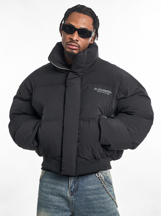 F3F Select Stand Up Collar Short Puffer Jacket | Face 3 Face