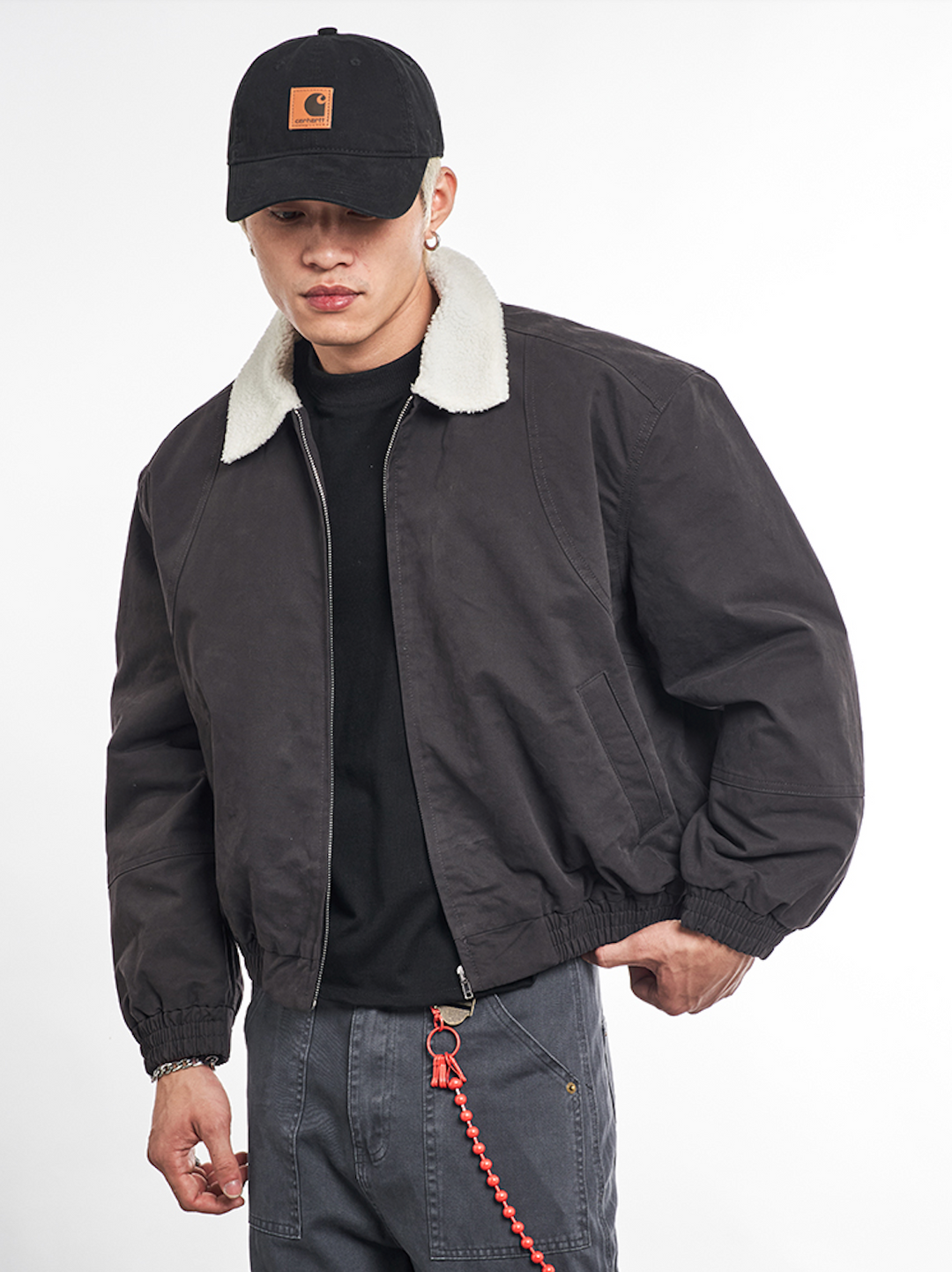F3F Select Fur Collar Work Jacket | Face 3 Face
