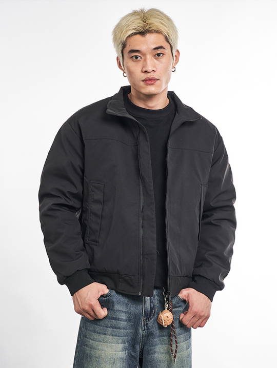 F3F Select Windproof Fabric Quilted Lining Bomber Jacket | Face 3 Face