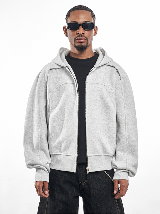 F3F Select Deconstructed Zip Up Hoodie | Face 3 Face