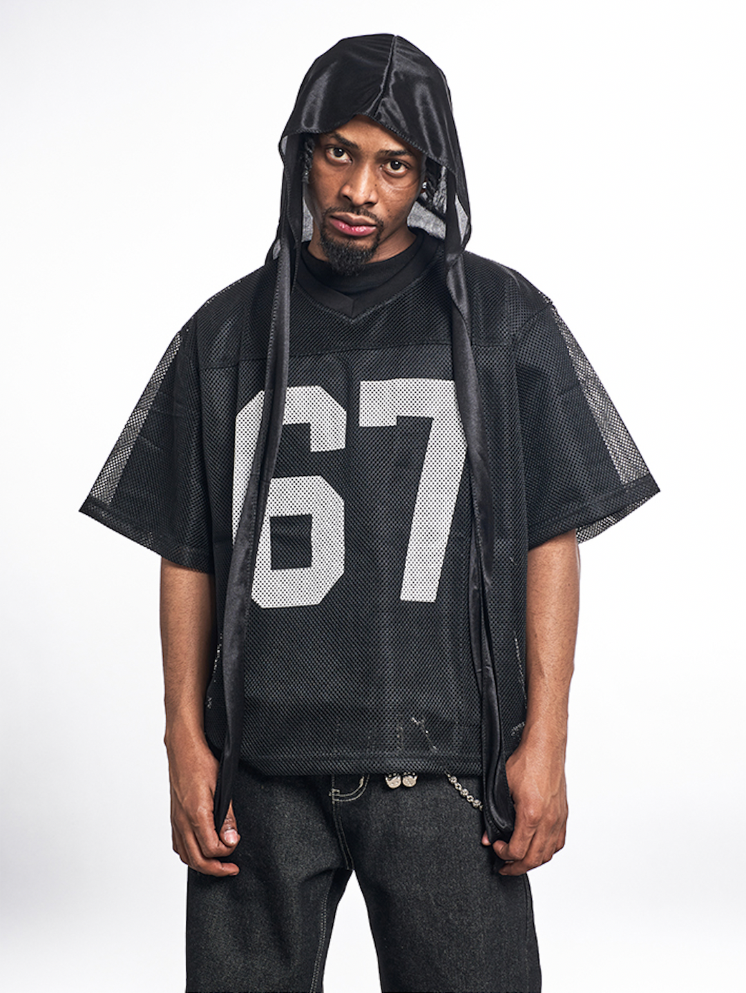 F3F Select 67 Numbering Printed Logo Mesh Hockey Jersey Tee | Face 3 Face