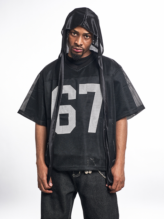 F3F Select 67 Numbering Printed Logo Mesh Hockey Jersey Tee | Face 3 Face