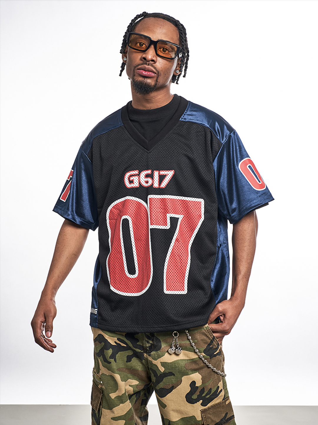 F3F Select 07 Numbering Printed Logo Mesh Hockey Jersey Tee | Face 3 Face