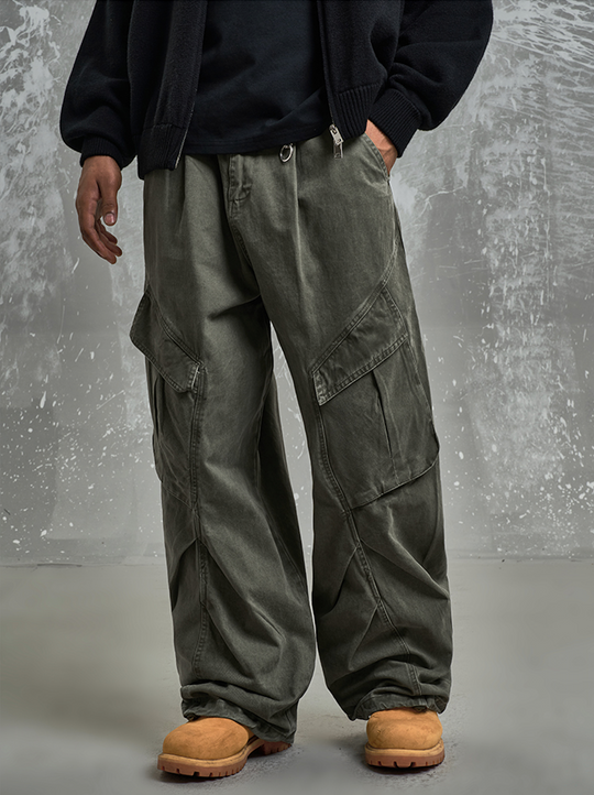 F3F Select 3D Pockets Baggy Paratrooper Work Pants | Face 3 Face