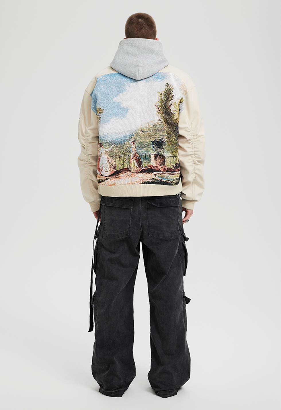 Achock Jacquard Needle Embroidery Varsity Jacket | Face 3 Face