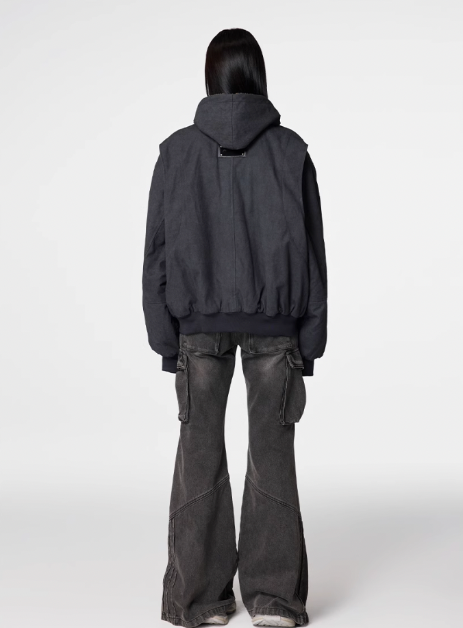 Achock Sherpa Fleece-Lined Hooded Work Jacket | Face 3 Face