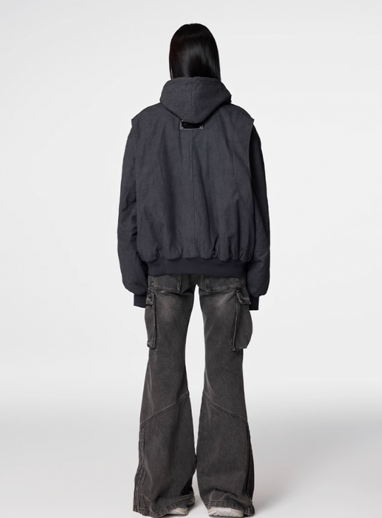Achock Sherpa Fleece-Lined Hooded Work Jacket | Face 3 Face