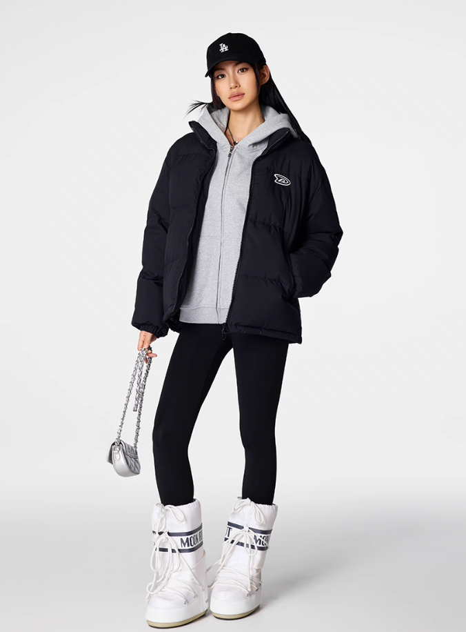 Achock Small Logo Down Jacket | Face 3 Face