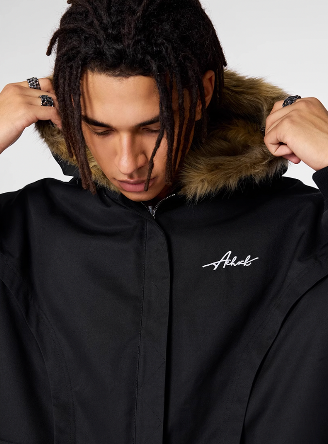 Achock Fur Lining Reversible Hooded Jacket | Face 3 Face