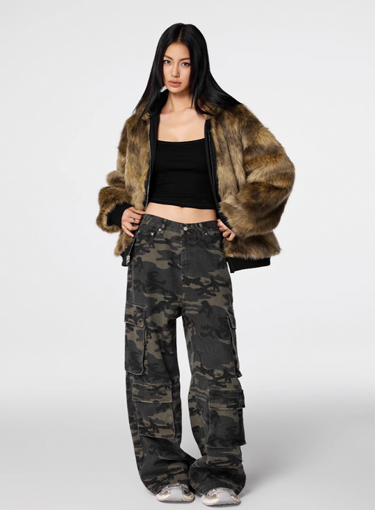 Achock Fur Lining Reversible Hooded Jacket | Face 3 Face
