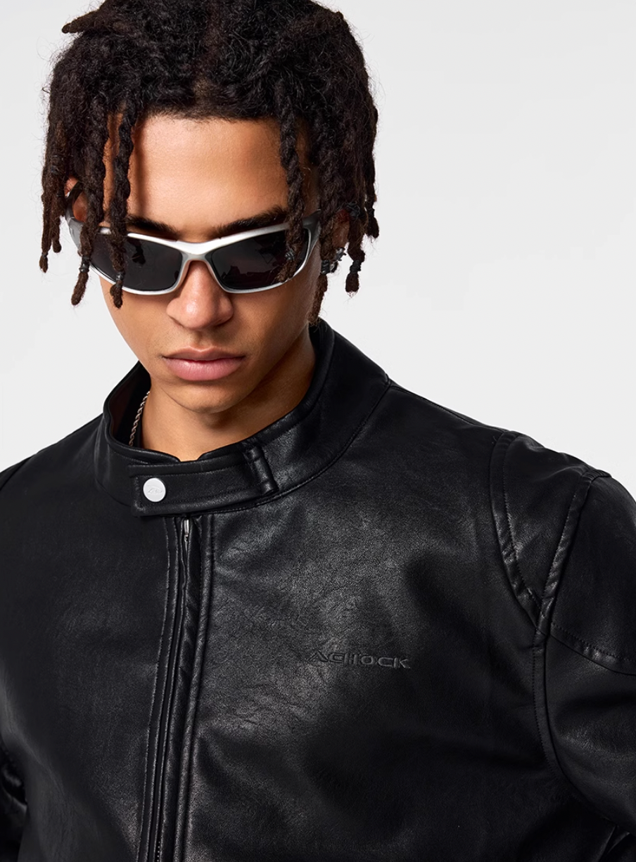 Biker jacket | Leather Motorcycle Jacket | Face 3 Face