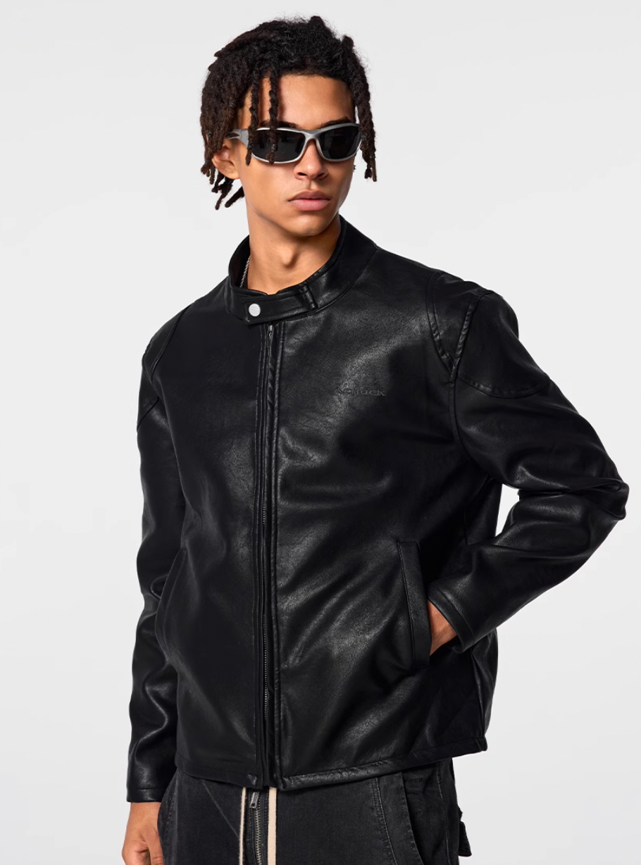 Biker jacket | Leather Motorcycle Jacket | Face 3 Face