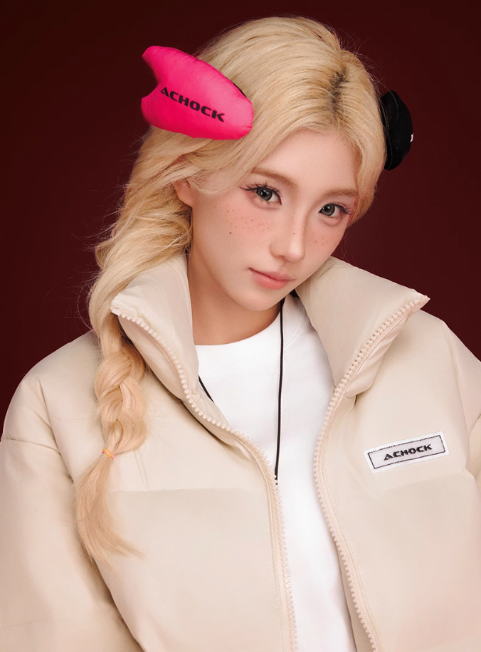 Achock PU Leather Velcro Down Jacket | Face 3 Face