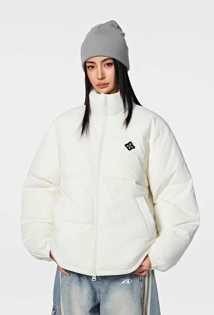 Achock Basic Logo Down Jacket | Face 3 Face