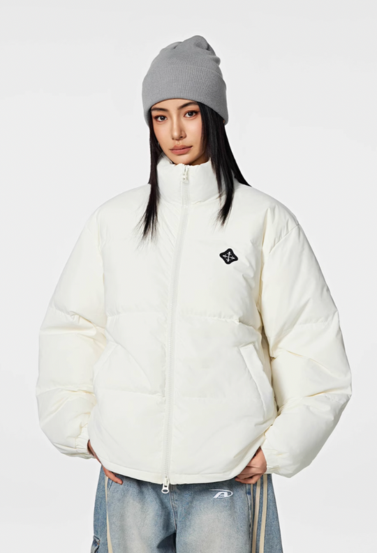 Achock Basic Logo Down Jacket | Face 3 Face