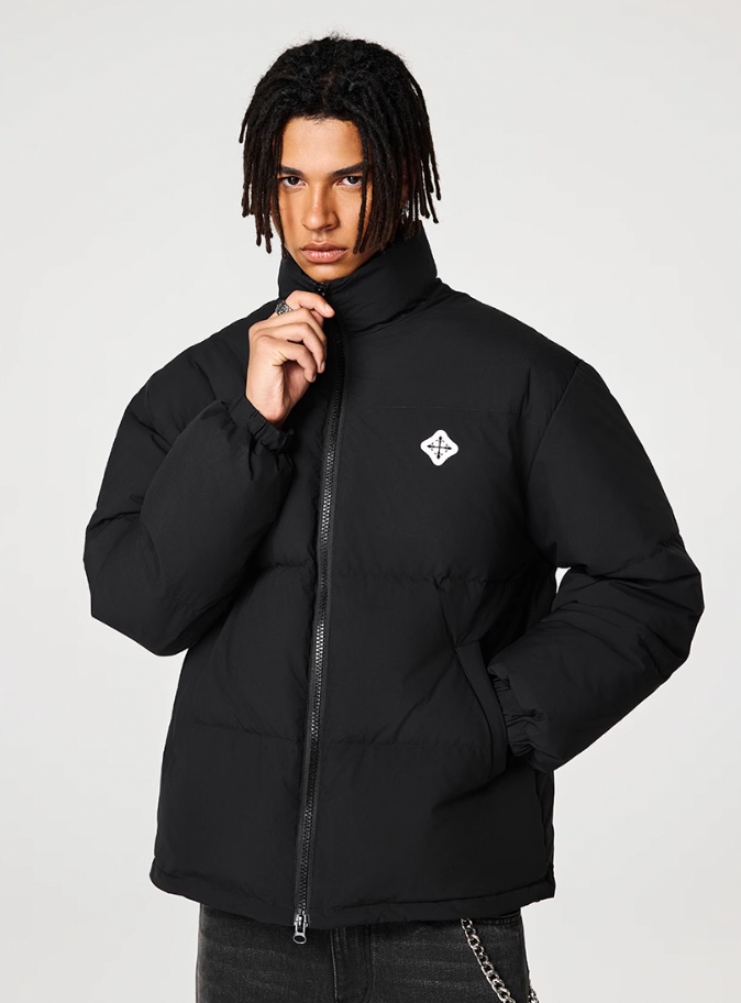 Achock Basic Logo Down Jacket | Face 3 Face