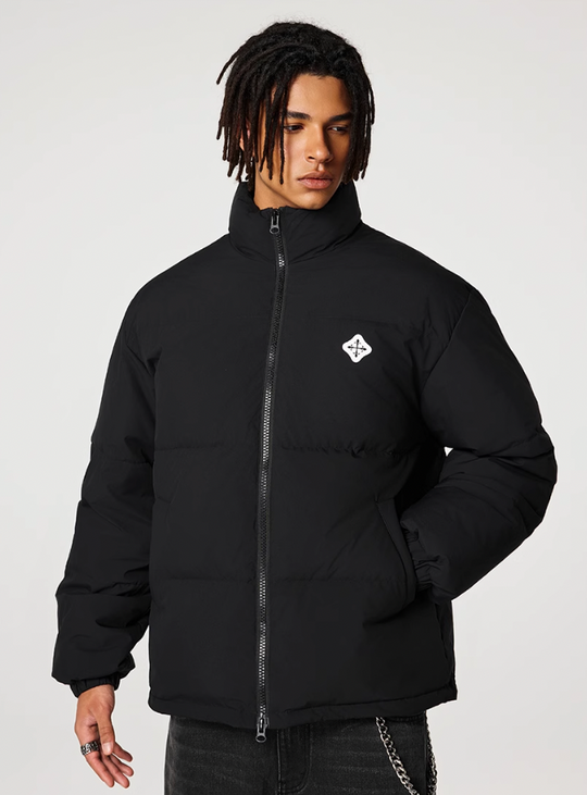 Achock Basic Logo Down Jacket | Face 3 Face