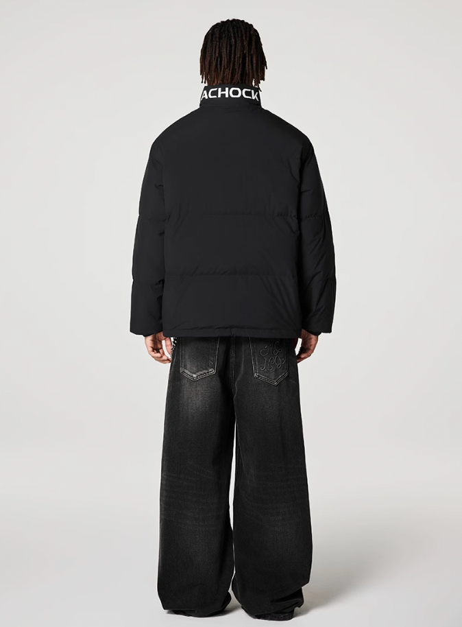 Achock Basic Logo Down Jacket | Face 3 Face