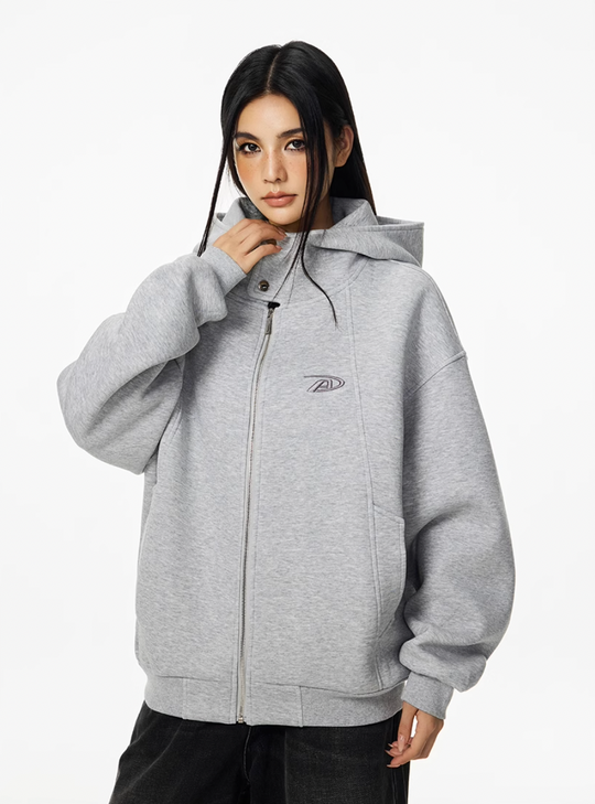 Achock Snap Button Zip Up Hooded Jacket | Face 3 Face