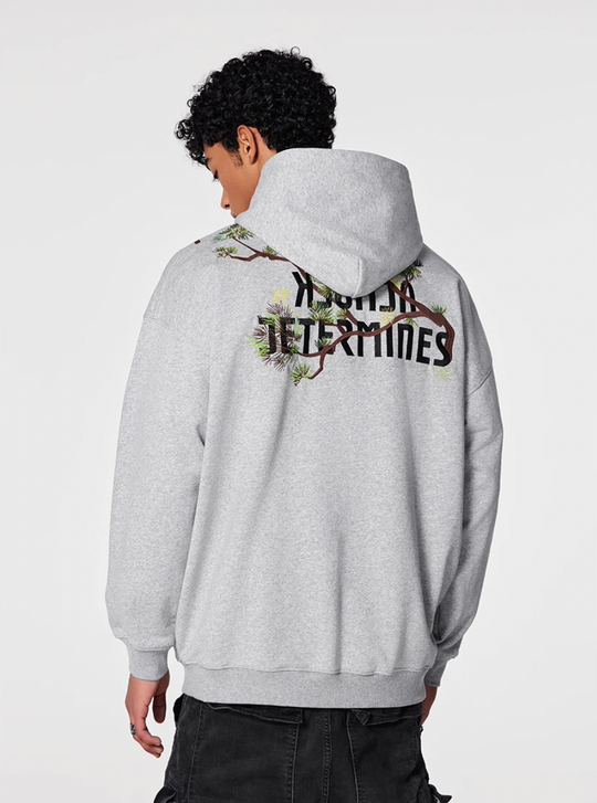 Achock Pine Tree Heavy Embroidery Hoodie | Face 3 Face