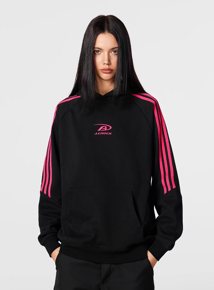 Achock Bar Striped Hoodie | Face 3 Face