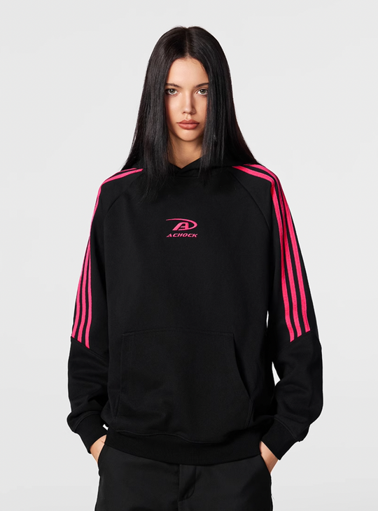 Achock Bar Striped Hoodie | Face 3 Face