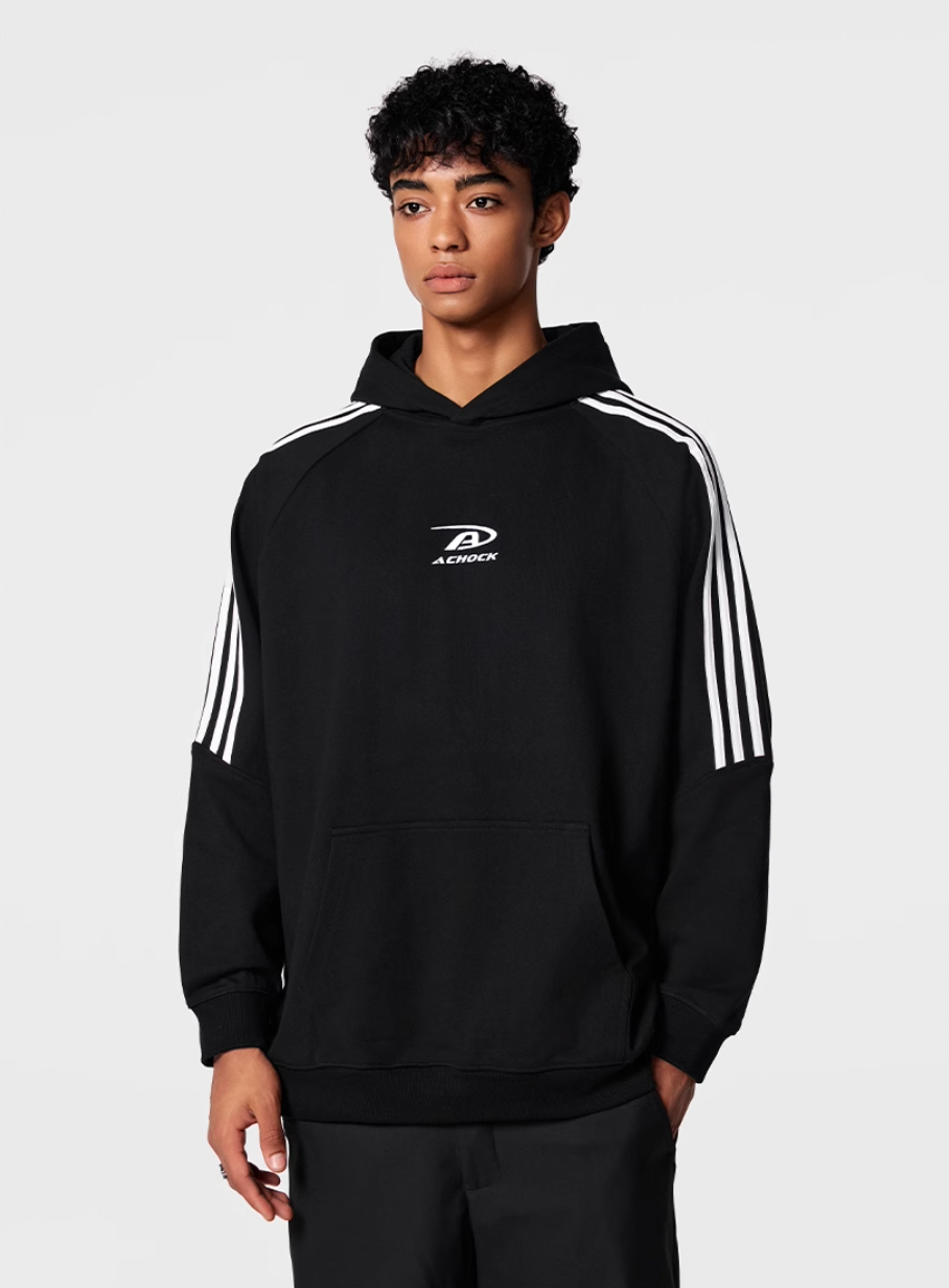 Achock Bar Striped Hoodie | Face 3 Face