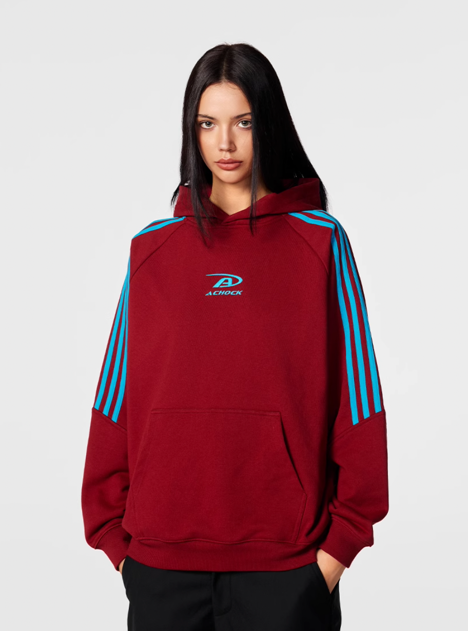 Achock Bar Striped Hoodie | Face 3 Face