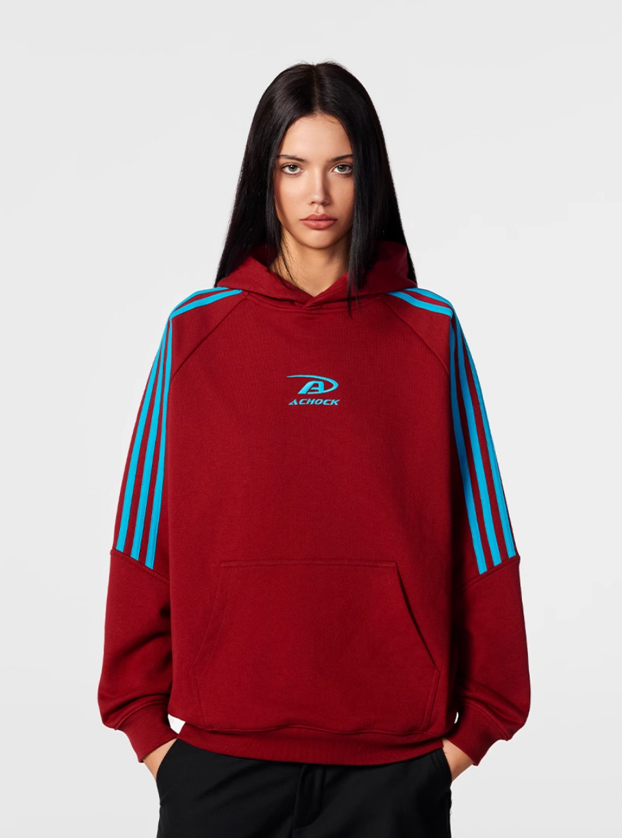 Achock Bar Striped Hoodie | Face 3 Face