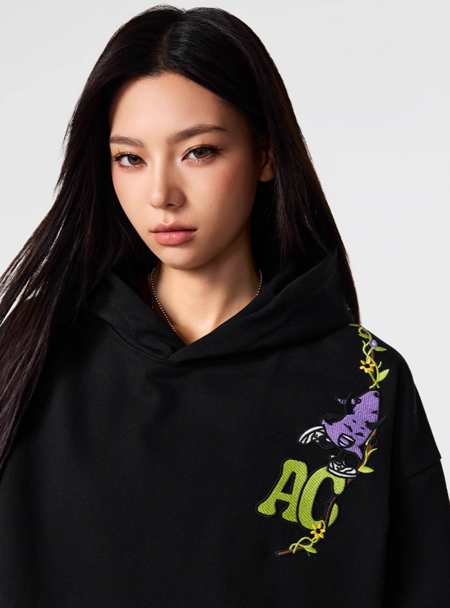 Achock Little Devil Embroidery Hoodie | Face 3 Face