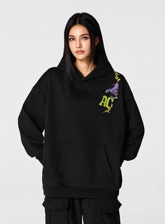 Achock Little Devil Embroidery Hoodie | Face 3 Face