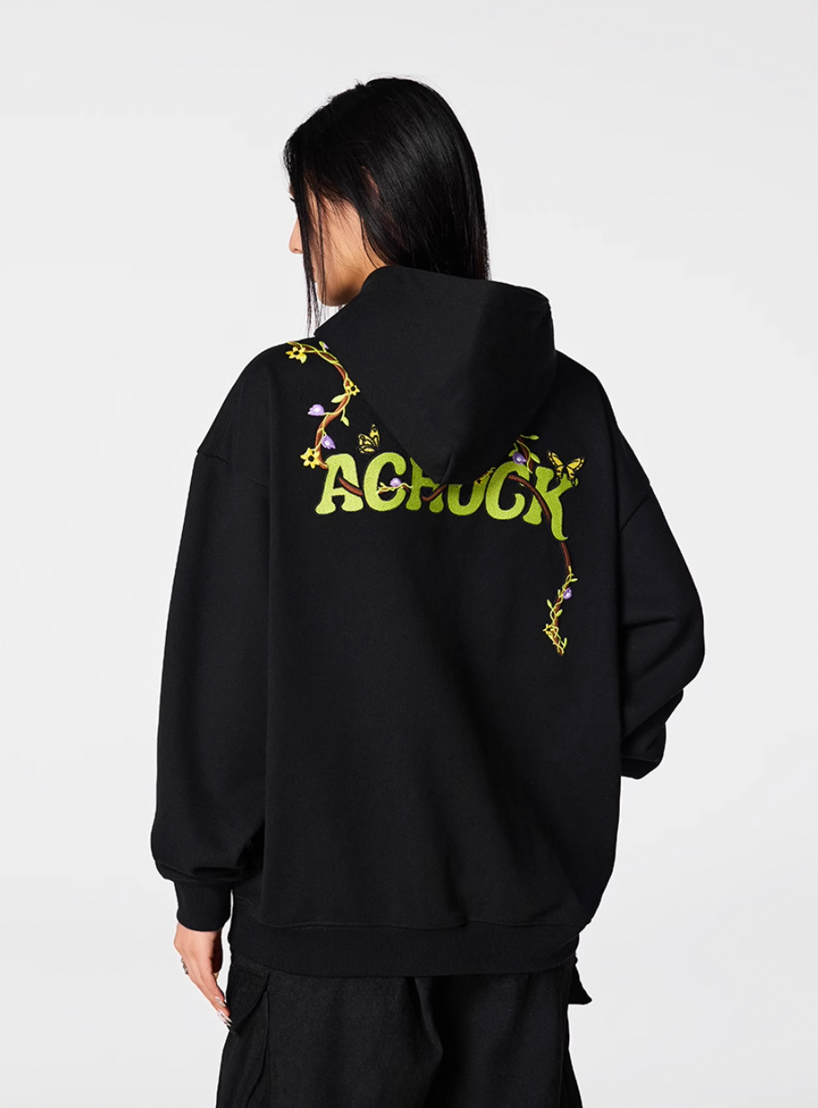 Achock Little Devil Embroidery Hoodie | Face 3 Face