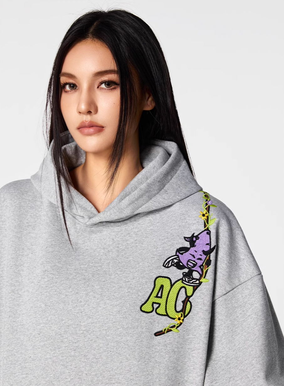 Achock Little Devil Embroidery Hoodie | Face 3 Face