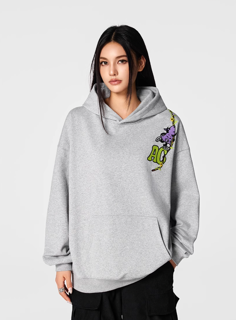 Achock Little Devil Embroidery Hoodie | Face 3 Face