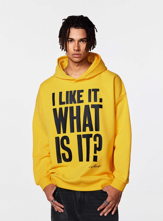 Achock Message Print Hoodie | Face 3 Face