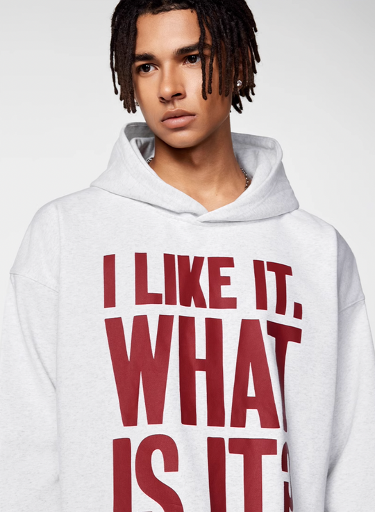 Achock Message Print Hoodie | Face 3 Face