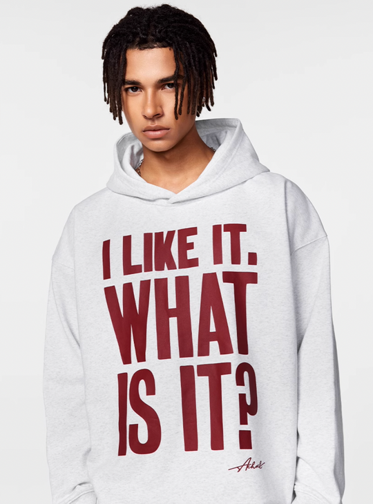 Achock Message Print Hoodie | Face 3 Face